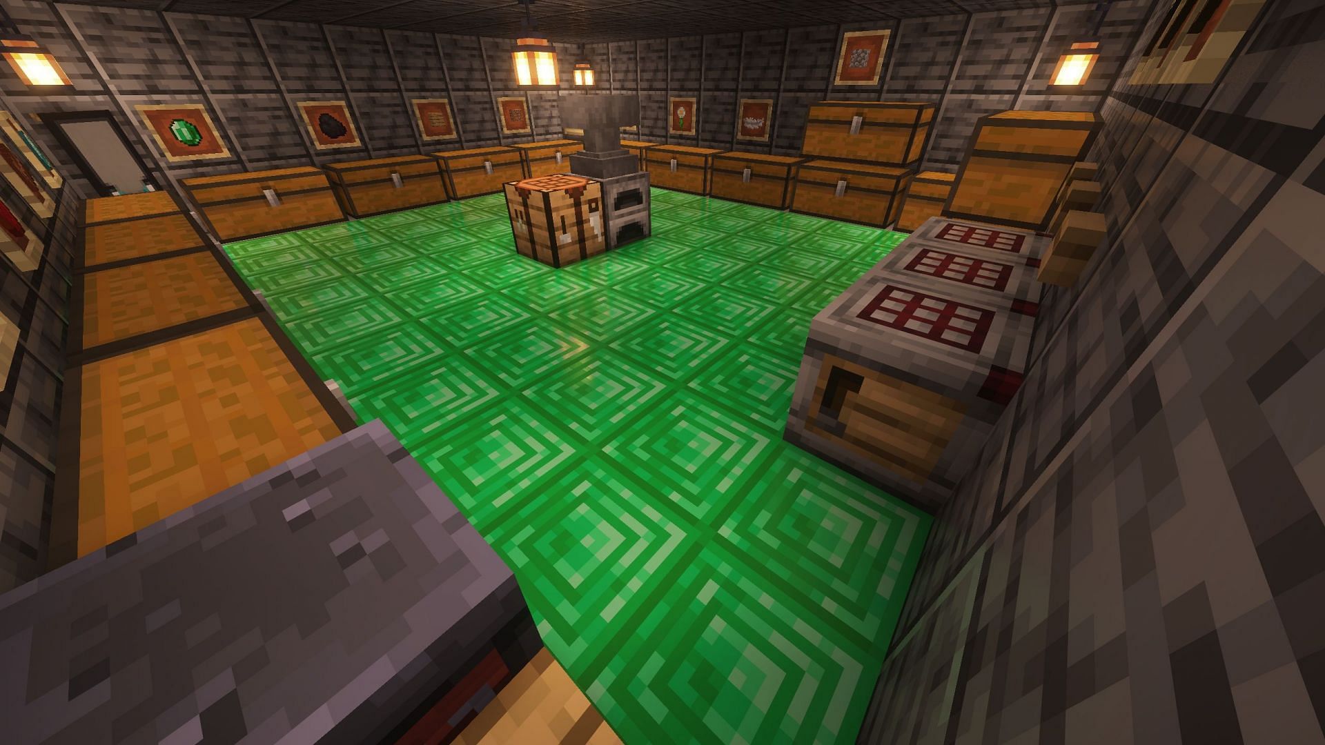 A base is where players can store items using chests (Image via Sportskeeda Gaming || Mojang Studios)
